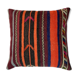 Vintage Turkish KIlim Cushion Cover, 60x60 cm