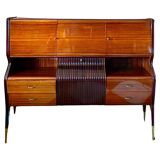 Buffet italien moderne du milieu du siècle avec meuble bar des années 1950