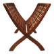 Teak newspaper/magazine rack, Danish, estimated 1970s–80s.