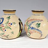 Pair of Earthenware Vases, Henriot Quimper – Mid 20th Century