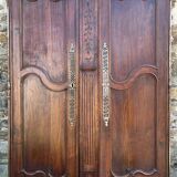 Pair of Louis XV oak wardrobe doors – 18th century