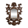 Large Venetian wall mirror in Louis XV style with 5 light arms.