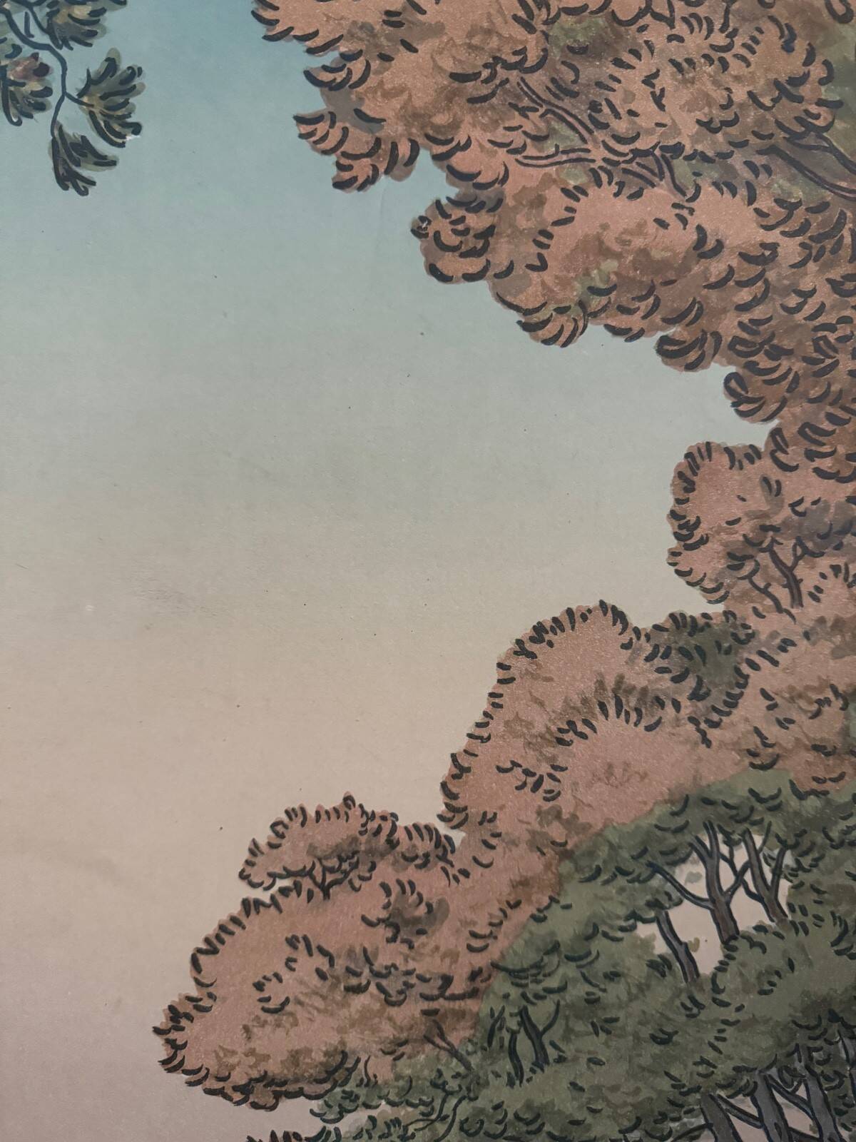 Lithograph by Henri Rivière The Aspects of Nature - Summer Evening