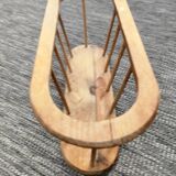 Wooden magazine rack, Scandinavian style