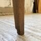 Table de ferme chêne 1950 pieds fuseaux