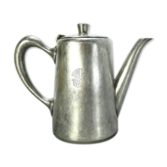 Coffee maker Christofle in silver metal, 60s air France