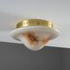 Rosdala Glasbruk decorated ceiling lamp
