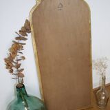 Large old gilded mirror 100x40cm