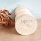Turned wooden candle holder