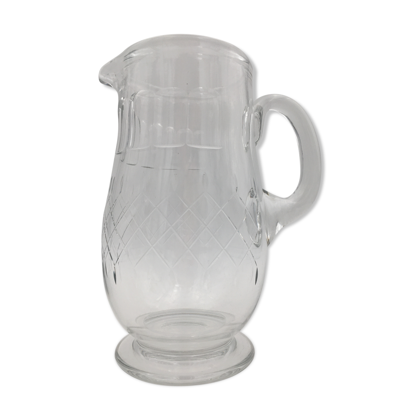 Pitcher in cut or crystal 1960