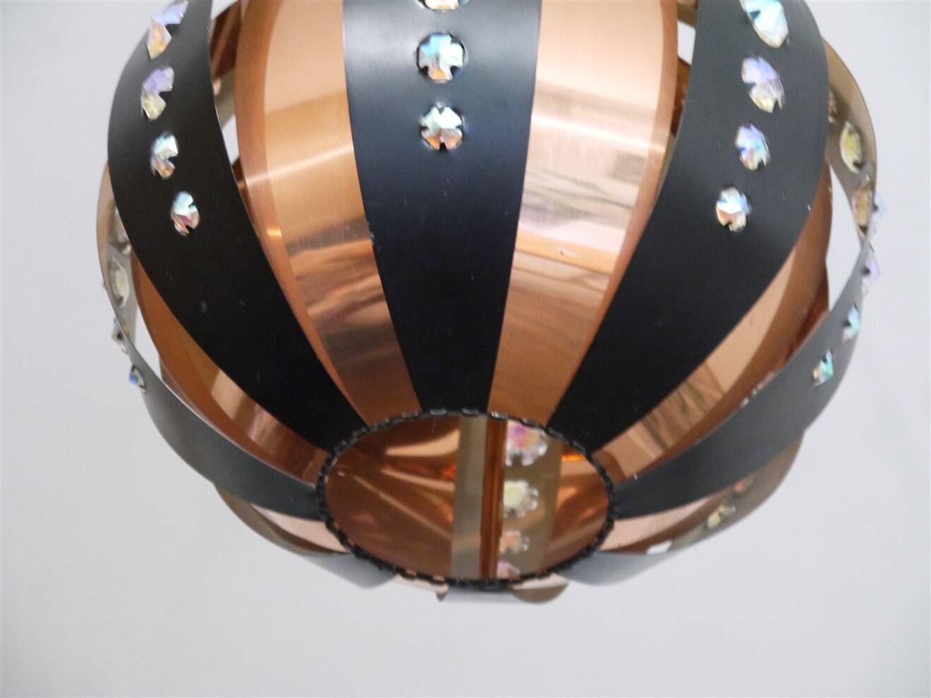 Danish pendant light by Werner Schou, 1960