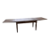 Solid oak farmhouse table with integrated extensions 1950