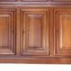 Solid wood bookcase, Louis Philippe style bookcase in cherry wood