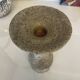 Vallauris candlestick signed 21.5 cm – 1970s brutalist ceramic