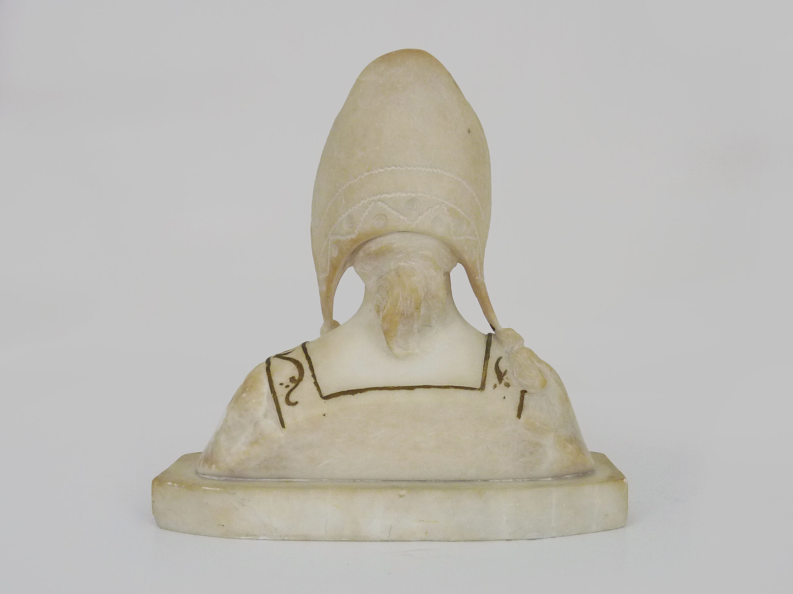 Sculpture Adolfo Cipriani (1880-1930) bust woman alabaster marble
