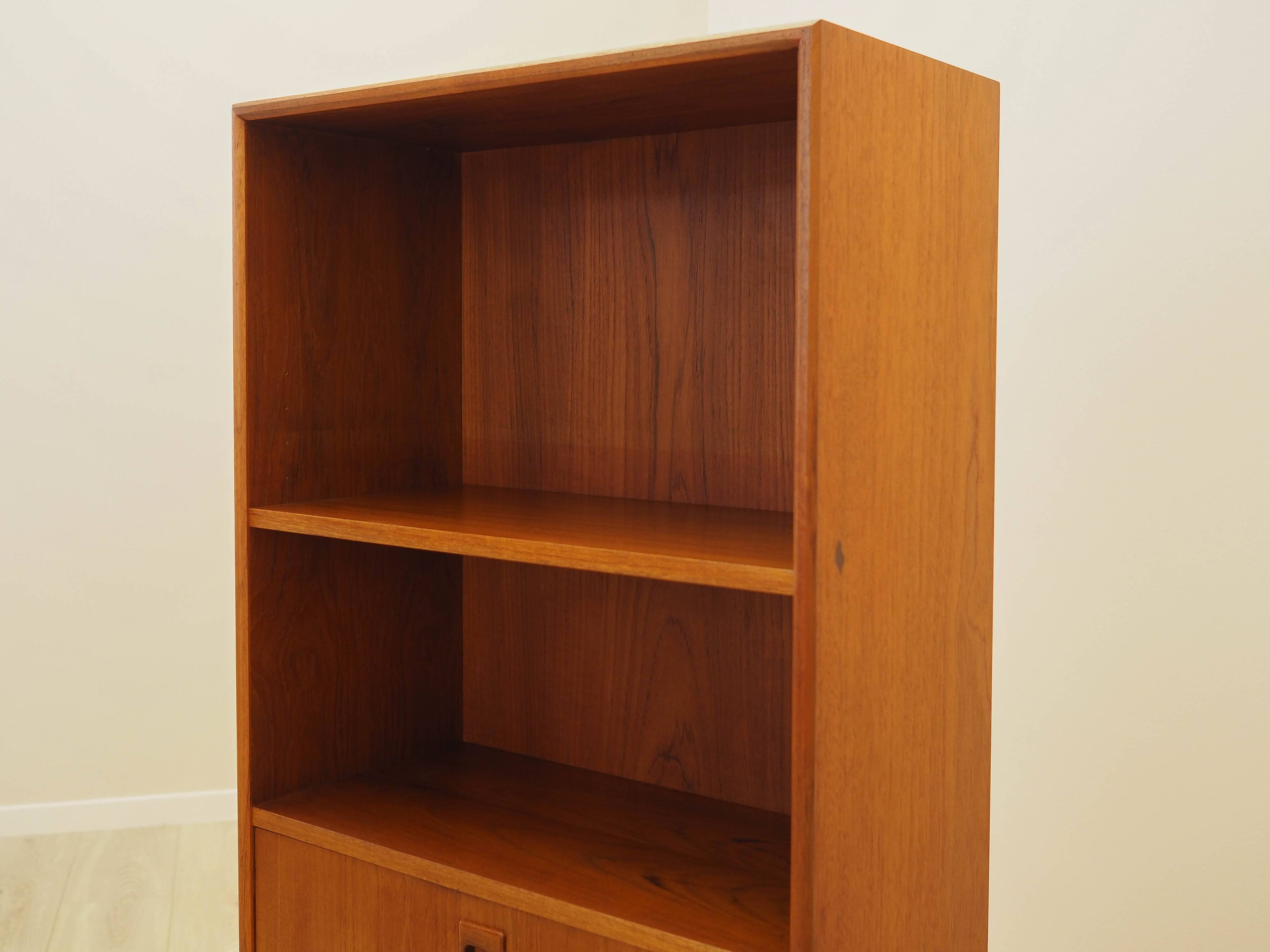 Teak bookcase, Danish design, 1970s, made in Denmark