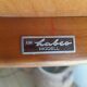 Vintage chair 1960 fabric buckle