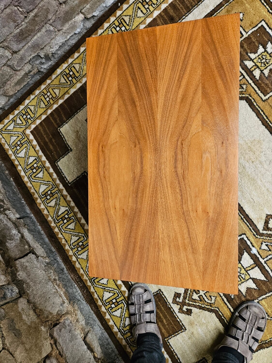 Small Scandinavian bedside table 1960 vintage