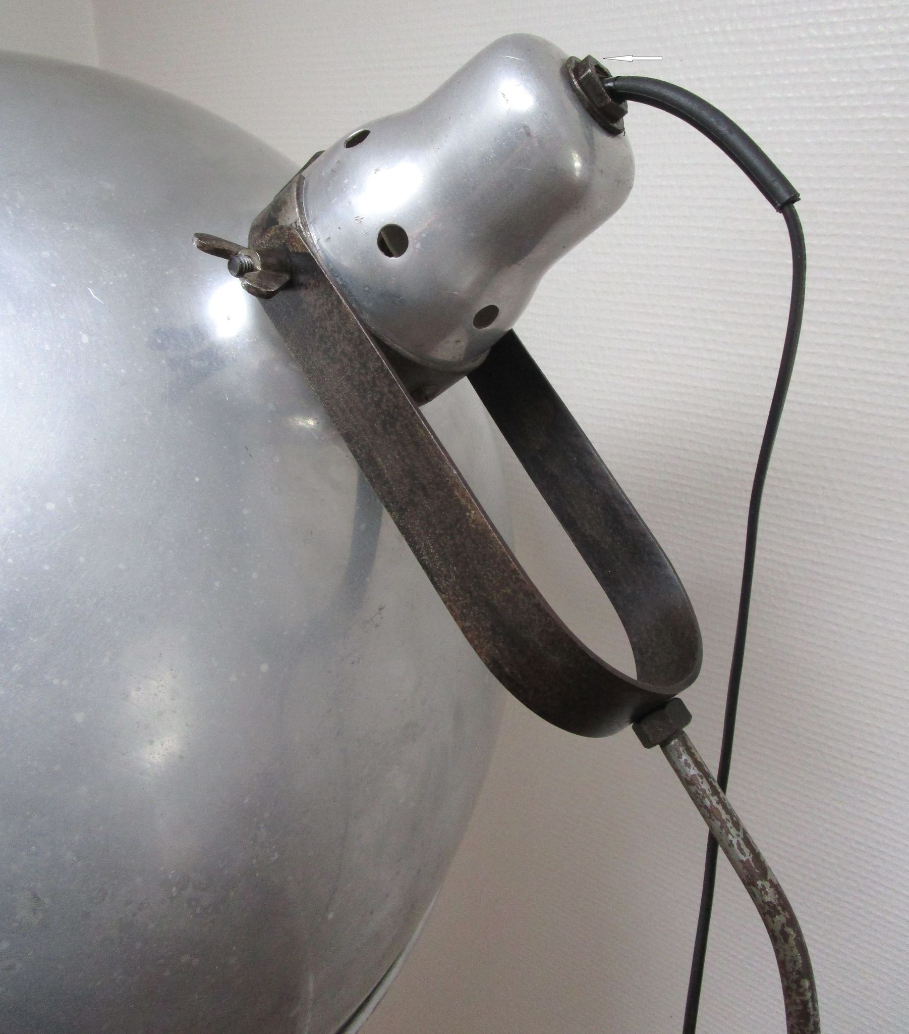 Lampadaire projecteur studio photo cinéma type Narita années 50-60