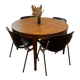 Table vintage palissandre de rio 1960