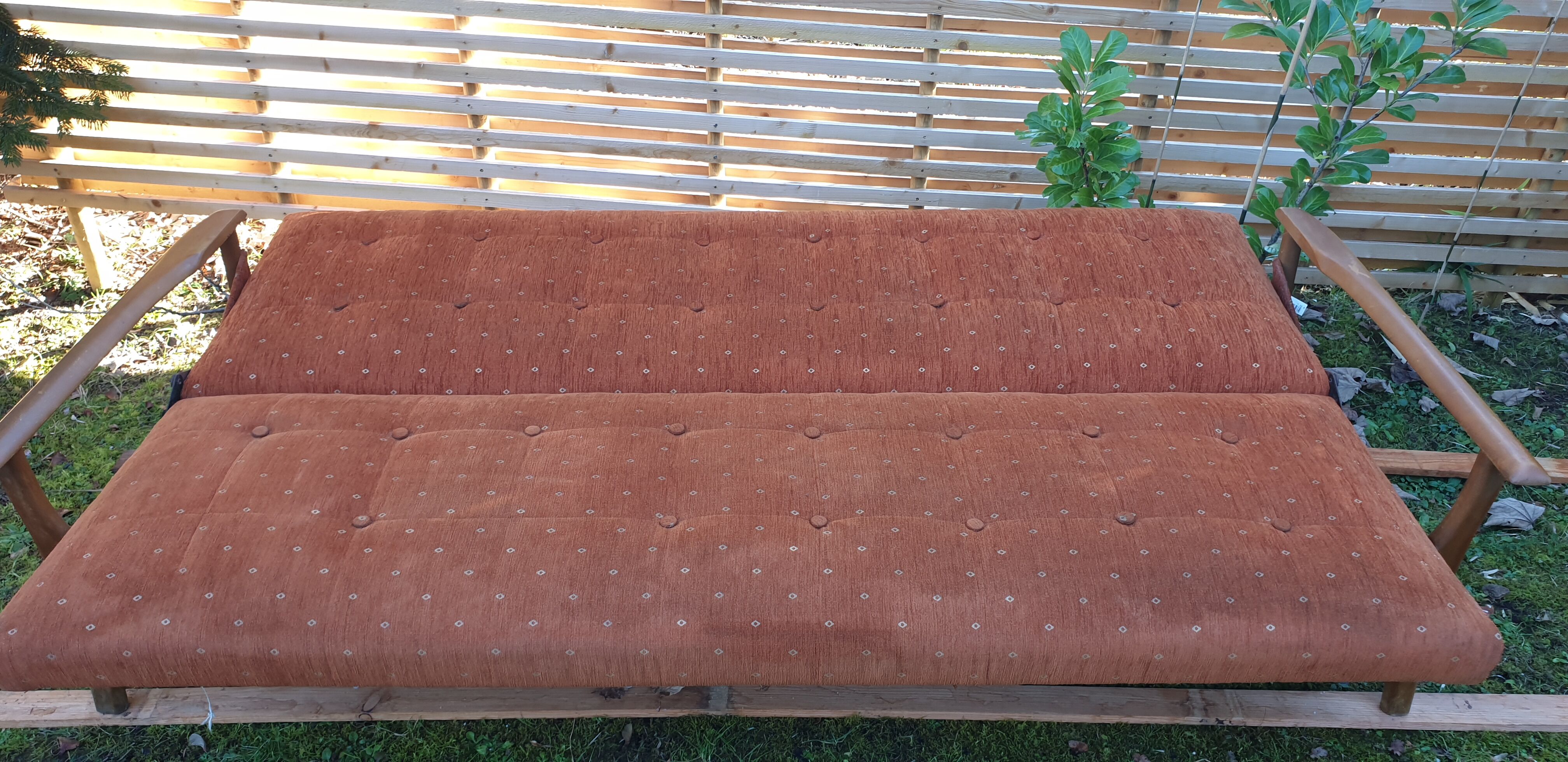 Three-seater sofa bed