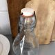 Glass milk bottle