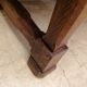 Ancien table billot de boucher trussant & cie, 1960