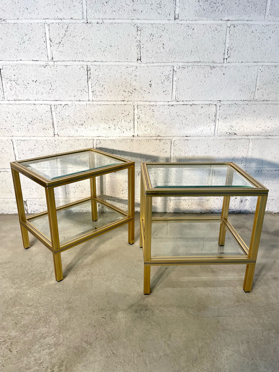 Pair of pieces of sofa Pierre Vandel