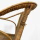 Duo d'anciens fauteuils en osier adulte et enfant