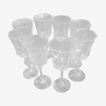 Service of 8 Luminarc wine glasses