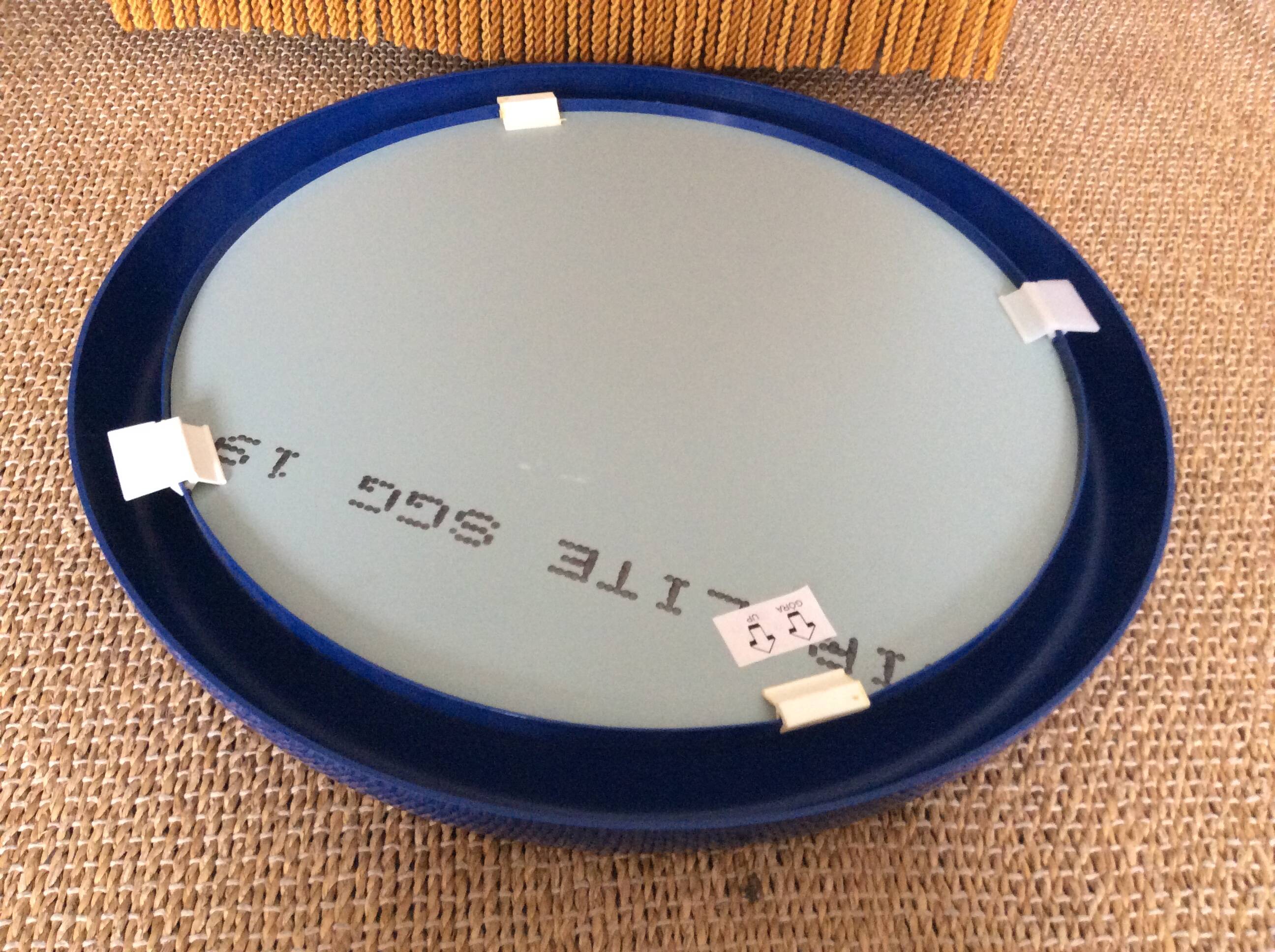 Vintage round mirror