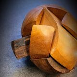 Handmade wooden puzzle