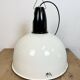 ndustrial Soviet White Enamel Pendant Lamp, 1960s