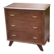 Vintage oak chest of drawers legs compass 3 drawers from the 50s