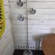 Vintage eyeball floor lamp with tulip base