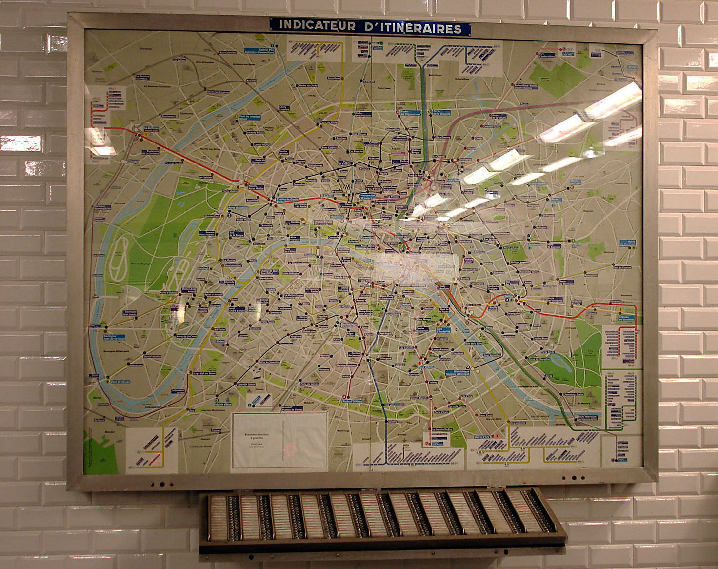 Pili metro ratp metropolitan map