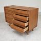 U-453 dub chest of drawers by Jiri Jiroutek for Interier Praha 1960