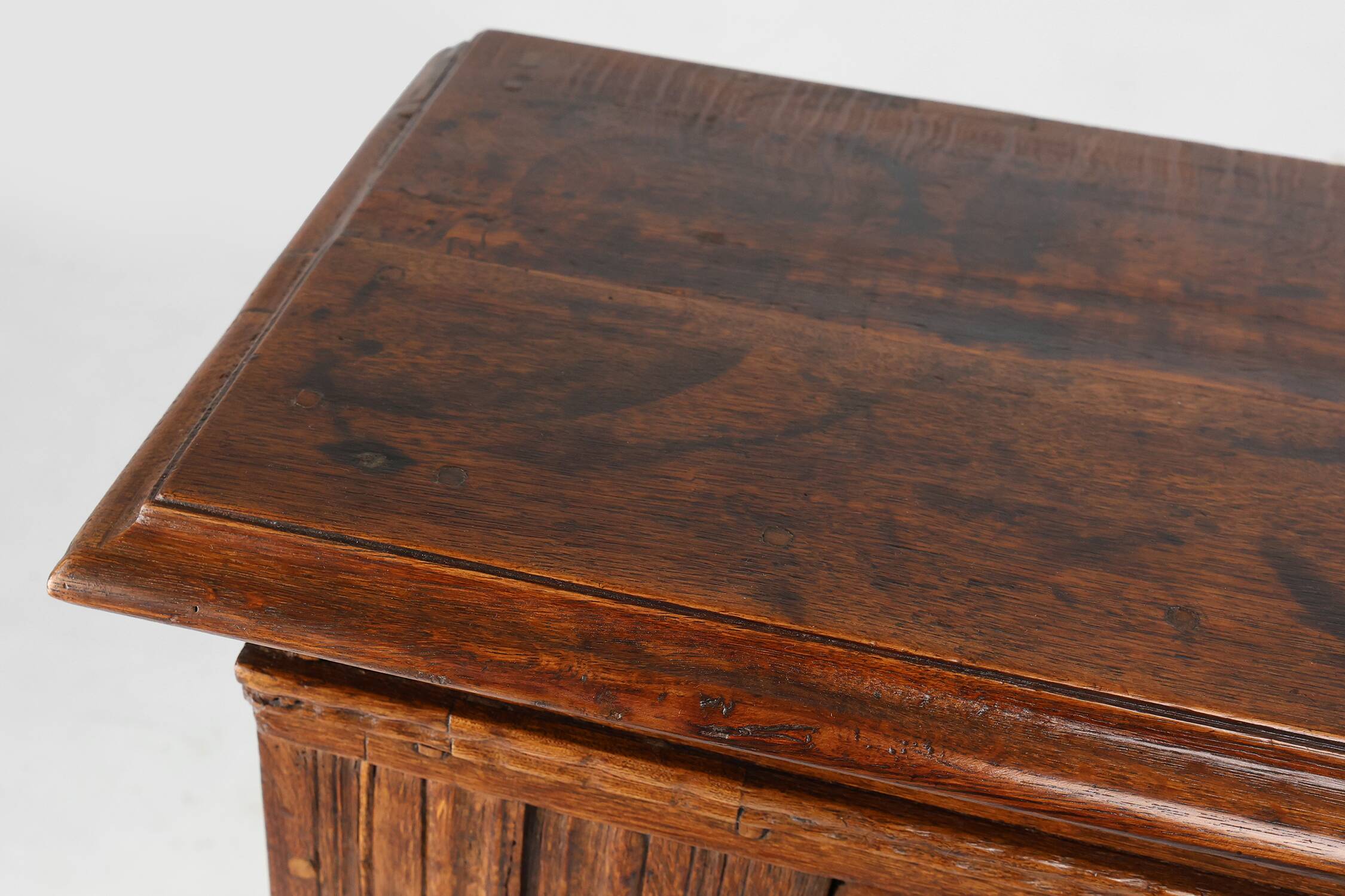 16th Century Belgian hand carved single door cabinet in full oak