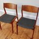 Paire de chaises scandinaves teck années 60 Soro Stole Fabrik