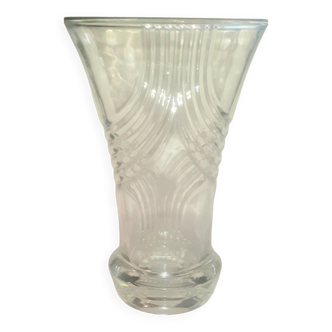 LUMINARC thick glass basilica vase 30 cm Made in France