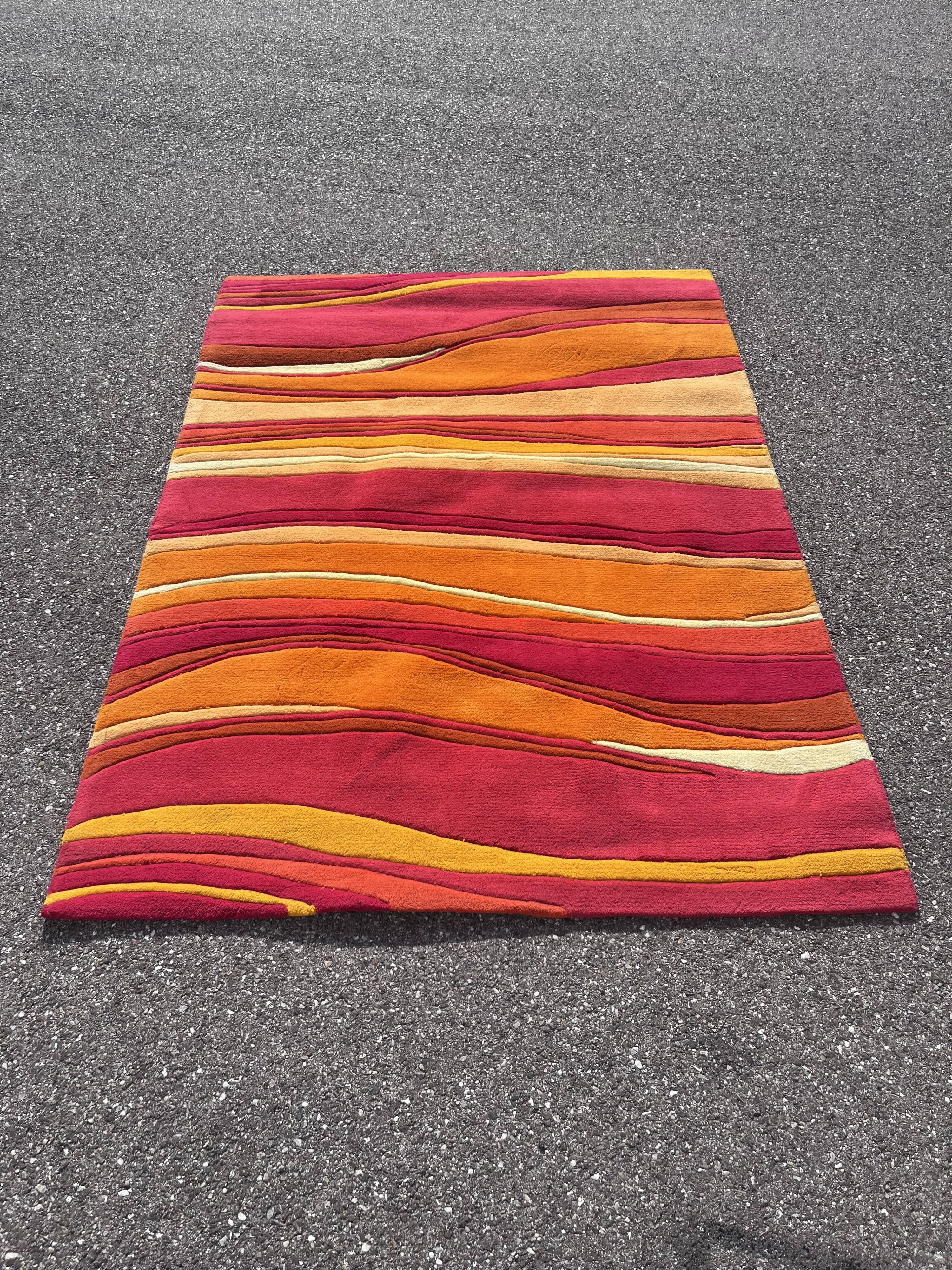 Pop striped carpets, 140x200 cm