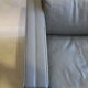 Pair of Walter Knoll gray leather armchairs design Jürgen Lange
