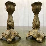 Pair of bronze candlesticks from the 50s