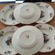 Set of 6 Digoin hollow plates