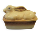 Vintage large Terrine Rabbit Hare in ceramic