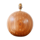 Lampe danoise de table en bois globe de mi-siècle par Dyrlund