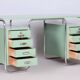 Bauhaus Writing Desk and Chair in Chrome-Plated Steel from Thonet, Czechia, 1930s, Set of 2