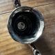Vallauris Chrome Enameled Ceramic Teapot or Coffee Pot