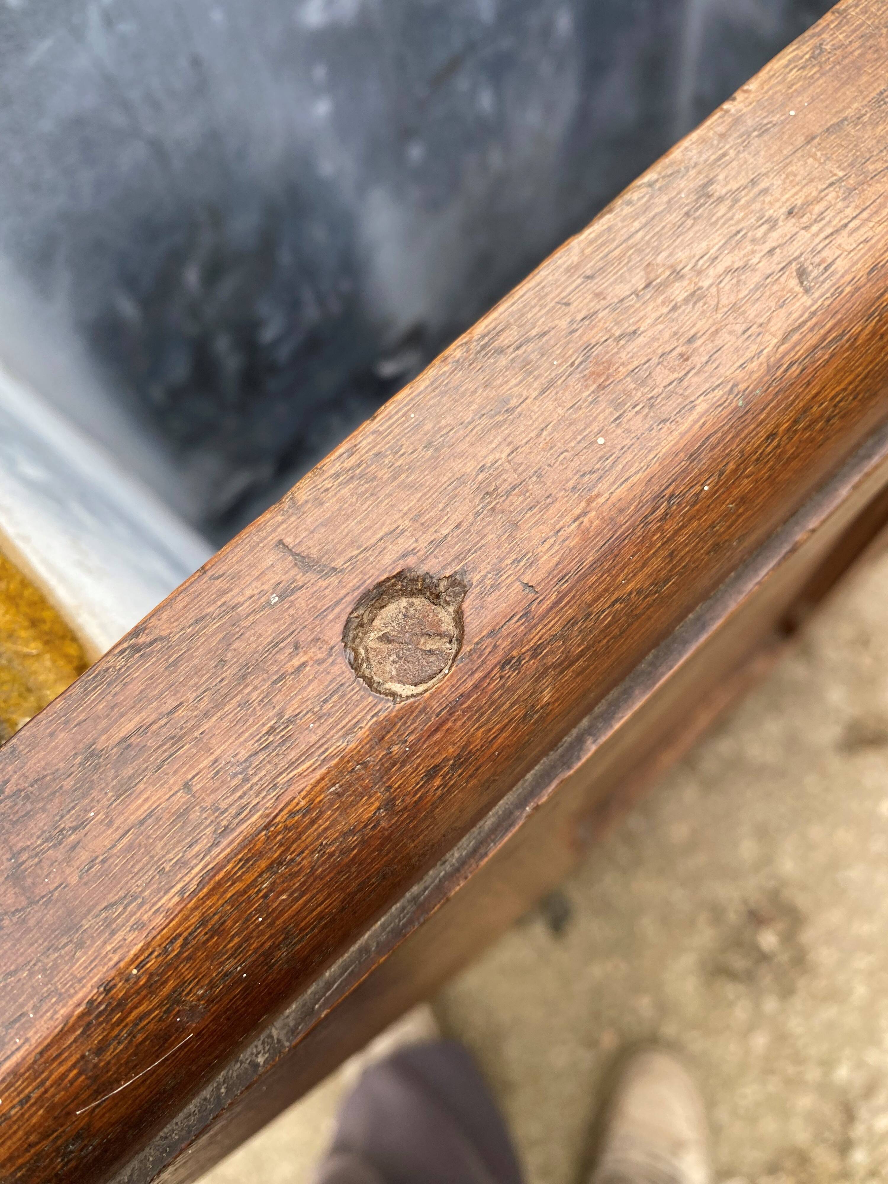 30s oak bar fridge wooden ice chest.