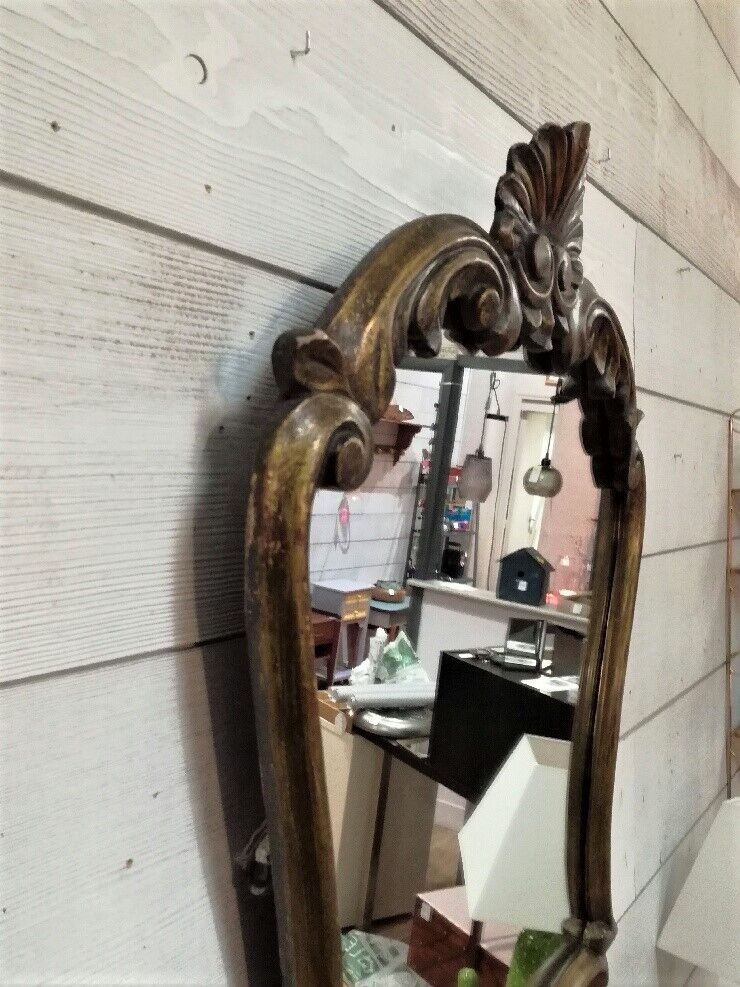 Golden mirror 77x56cm